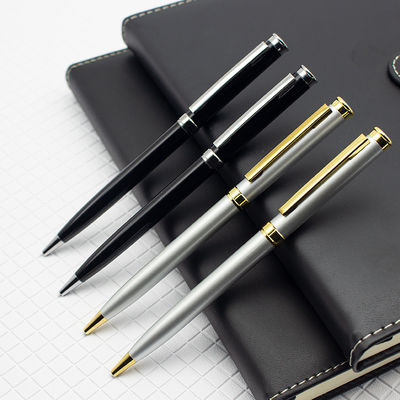 Buy Advertising Hotel Metal Ballpoint Pen Twist Slender Ball Pen With Custom Logo online manufacture