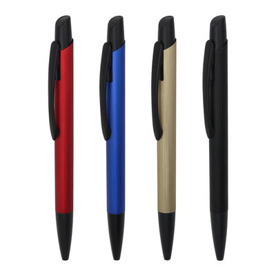 Buy Classic Design Aluminum Ball Pen Smooth Ink Flow Ballpoint Pen Office School Stationery online manufacture