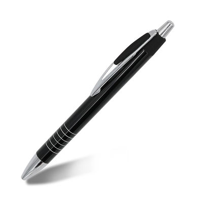 Buy Press Type Aluminum Barrel Ball Pen Business Office Metal Retractable Ballpoint Pen online manufacture