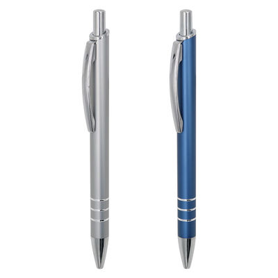 Buy Business Office Smooth Aluminum Press Ballpoint Pen With Customize Logo online manufacture