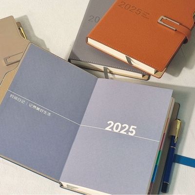 acheter Compte-rendu d'entreprise personnalisable en cuir / papier A5 PU avec fermeture en métal en forme de U et options de personnalisation fabrication en ligne