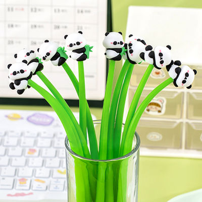 Giá tốt. 0.5mm Cute Panda Creative Gel Ink Pen Student Stationery bút silicone Gel trực tuyến
