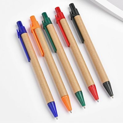 Good price Kraft Paper Creative Ball Pen Eco Friendly Recyclable Customized Ball Point Pens online