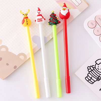 Giá tốt. Đèn mực Gel sáng tạo Giáng sinh 0.5mm Santa Claus Snowman Tree Đèn mực Gel đen trực tuyến