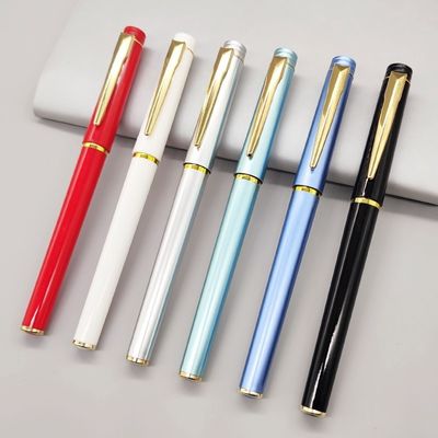 Good price Business Signature Pen 0.5mm Engraved Logo Plastic Neutral Pen Gift online