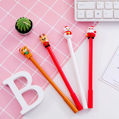 Good price Colorful 3D Christmas Theme 0.5mm Gel Pen Creative Gift Small Prizes Neutral Pen online