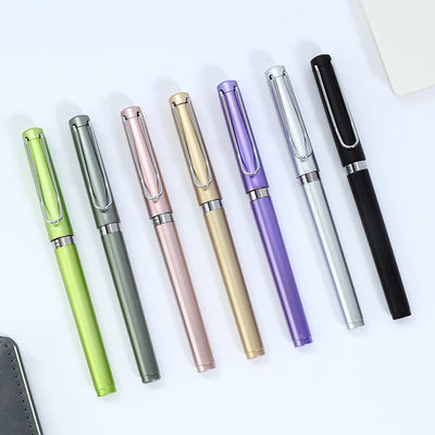 Good price Business Advertising Neutral Pen 0.5mm Plastic Colorful Signature Pen With Logo online