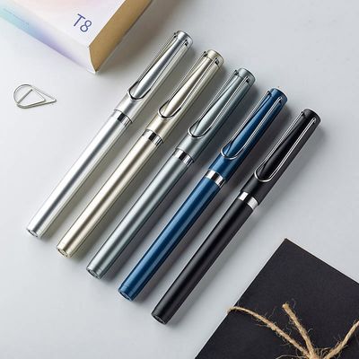 Good price Minimalist Creative Gel Ink Pen Large Capacity Ink Metallic Painted ABS Business Gel Pen online