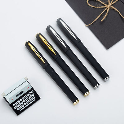 Giá tốt. Black Matte Plastic Carbon Based Ink Gel Pen 0.5mm Cho Ngân hàng Văn phòng Khách sạn trực tuyến
