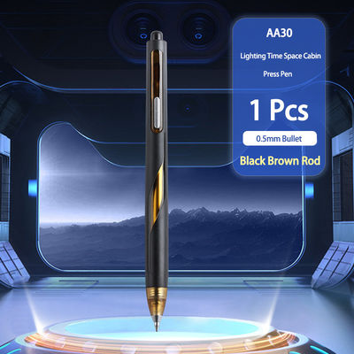 Good price Student Stationery Creative Gel Ink Pen Lightning Time Space Cabin Plastic Press Pen online