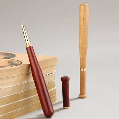 Giá tốt. Creative Baseball Bat Cây bút bóng đá Rosewood Maple Wood Gift Ball Pen trực tuyến