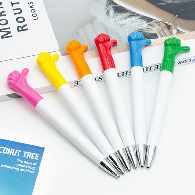 Good price Promotion Plastic Ball Pen 1.0mm Cartoon Thumb Gesture Gift Ball Pen online