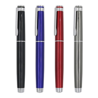 Un buen precio. Punta de bala Bolígrafo de rodillo metálico con tapa de 0,7 mm Bolígrafo de rodillo multicolor en línea