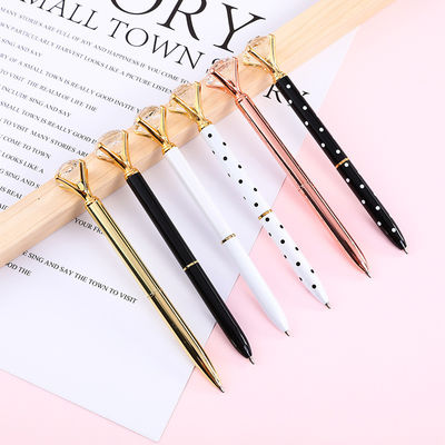 Giá tốt. Phong cách Polka Dot Twist kim loại bút bóng bóng bóng bóng kim cương lớn 1.0mm trực tuyến