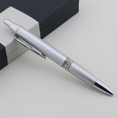 Good price Elegant Business Ballpoint Pen Diamond-Inlayed Ring Design 1.0mm Gift Ball Pen online