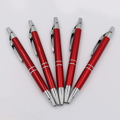 Good price Customizable Aluminum Ball Pen Red Classic Design Metal Ballpoint Pen Logo Pen online