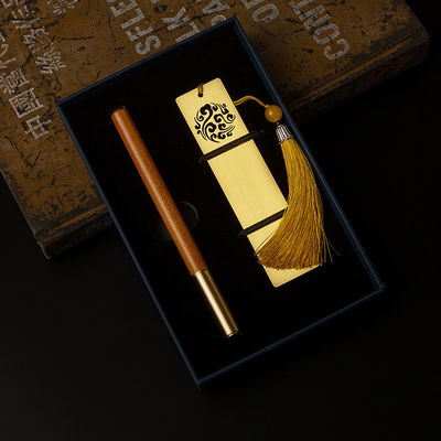 Giá tốt. Đặt giấy viết kinh doanh tùy chỉnh Ưu tiên Cloud Bookmark Box quà tặng bút chữ ký trực tuyến