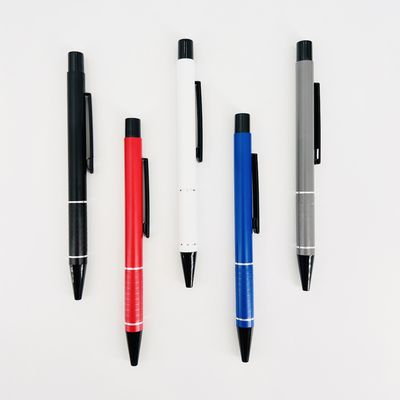 High End Simple Aluminum Ballpoint Pen Spray Painting Smooth Writing Ball Pen
