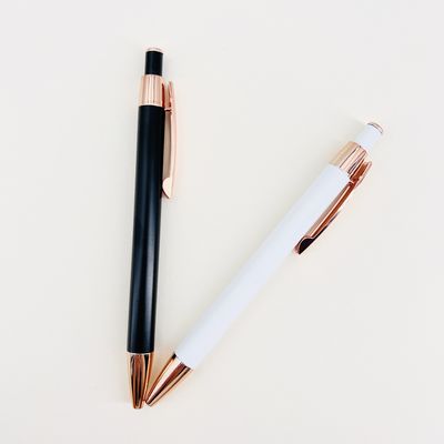 Giá tốt. Classic Design Metal Ball Pen Press-Type Aluminum Ballpoint Pen Logo tùy chỉnh trực tuyến