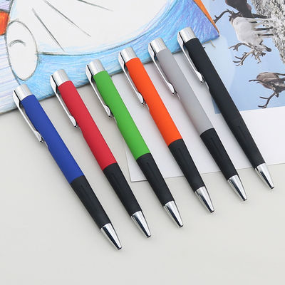 Good price Hot Selling Aluminum Ball Pen Soft Coating Soft Rubber Grip Smooth Writing Ballpoint Pen online