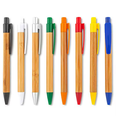 Good price Creative Bamboo Wooden Ball Pen Multiple Colors Eco-friendly Advertising Ballpoint Pen online