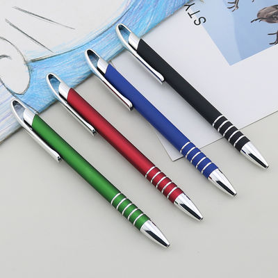 Good price Business Office Metal Matte Press Ball Pen Print Logo Fluent Writing Gift Ball Pen online