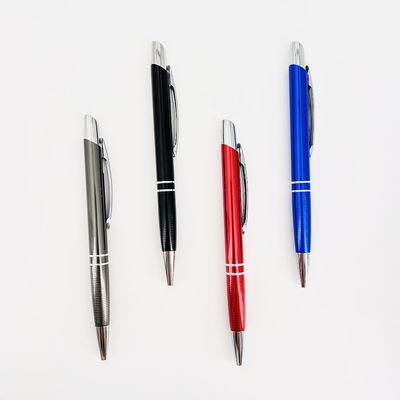 Good price Aluminum Press Ballpoint Pen 1.0 mm Metal Barrel Gift Pen Stationery Supply online