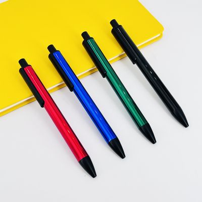 Hot Sell Aluminum Ballpoint Pen With Laser Print Logo Press Promotion Logo Pen