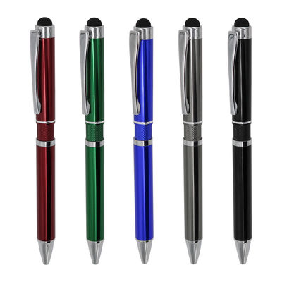Good price Business Office 2 in 1 Touch Screen Ballpoint Pen Stylus Pen With Laser Engraving Logo online