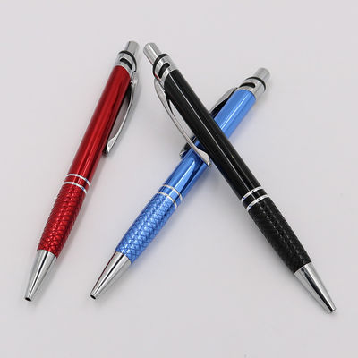 Good price High Quality Customized Aluminum Barrel Ballpoint Pen Retractable Ball Pen With Logo online