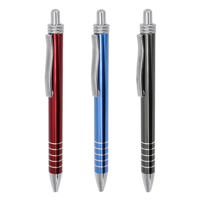 Good price Professional Aluminum Ball Pen School Stationary 1.0mm Retractable Ballpoint Pen online