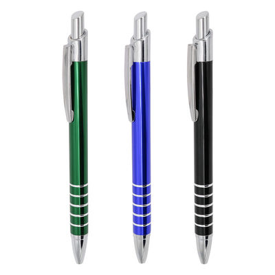 Good price Office School Metal Barrel Ballpoint Pen 1.0mm Classic Aluminum Retractable Ball Pen online