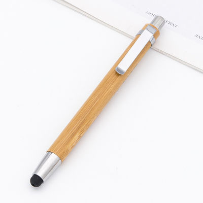 Good price Eco friendly Bamboo Pen Light Weight Screen Touch Ball Pen Multi function Stylus Pen online
