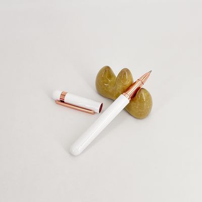 Goede prijs. Hoogwaardige metalen gladde schrijfrolpen met witte rozengoud comfortabele houder online