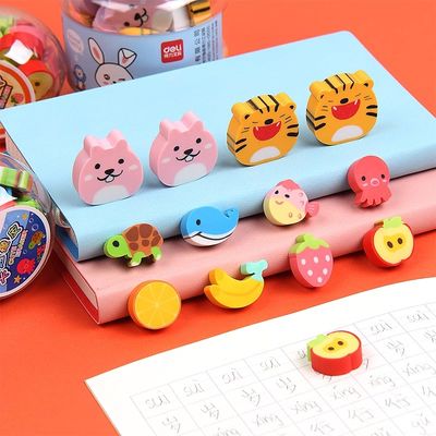 Giá tốt. Thùng đồ họa dễ thương động vật biển phong cách trái cây Máy xóa nhỏ cho trẻ em Giải thưởng trực tuyến