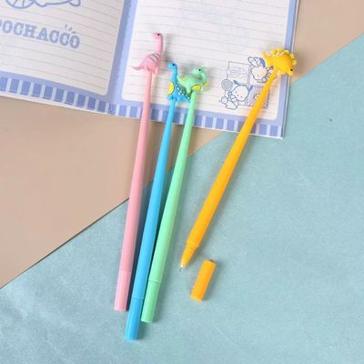 Good price Cartoon Dinosaur Neutral Pen Silicone Cute Personalized Promotion Gel Pen online
