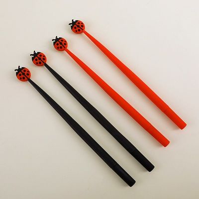 Good price Hot Sale Seven-spotted Ladybug Silicone Gel Pens for School Office online