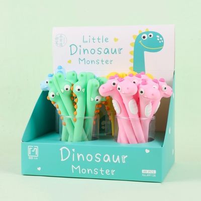 Good price Unique Design Cartoon Crocodile Dinosaur Silicone Gel Pens for Kids online
