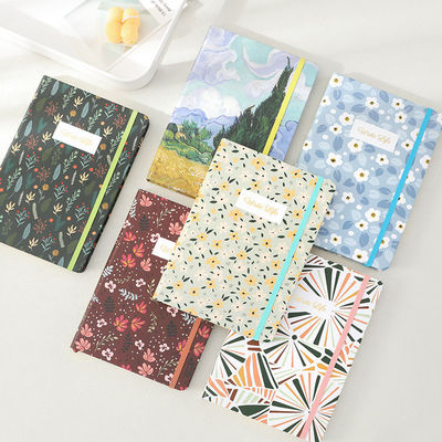 Good price Strap Design Hardcover Notebook A5 Size Options Thick Ink-Proof Paper Journal Featuring Van Gogh's Paintings online