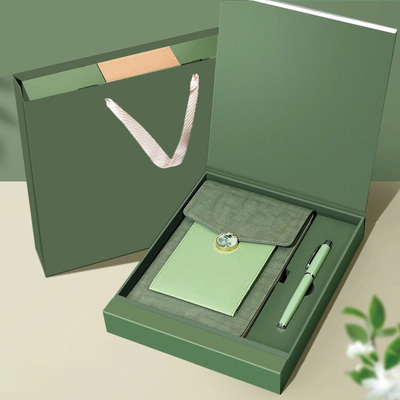 Bom preço. 3D Color Clap Customização Notebook Multi-Pocket Design Gift Box Pen Thermos Set on-line